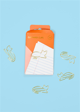 Cat Paper Clips. Your friends and family will love this Scribbler favourite as much as we do, so go on treat them (or yourself!).